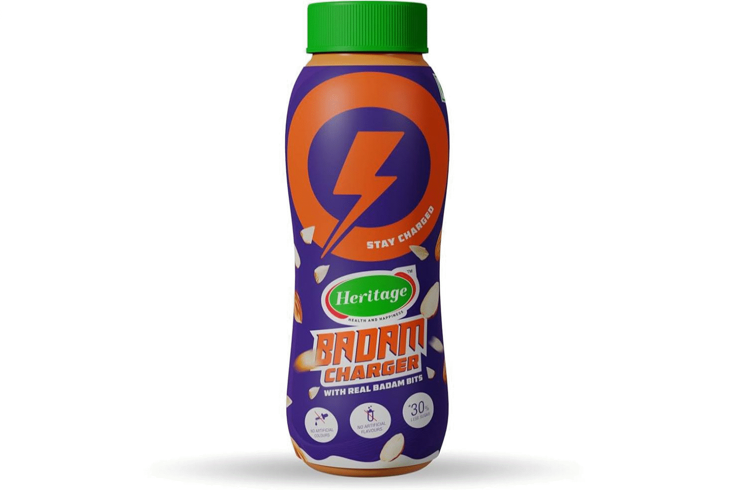 Heritage Badam Charge 180 Ml