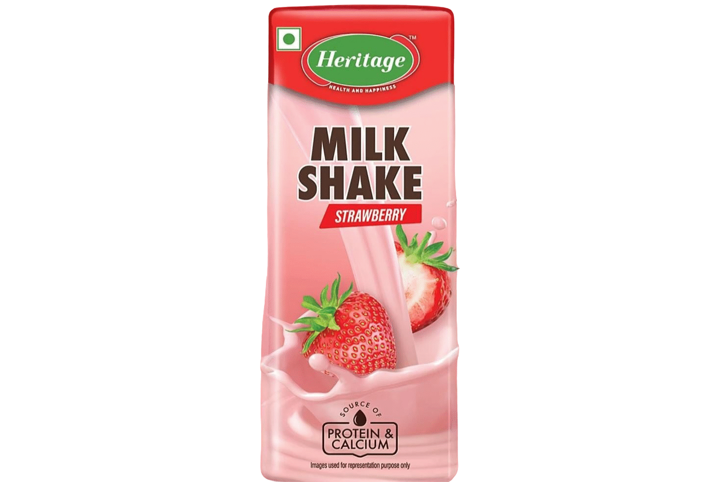Heritage Strawberry Milk Shake 180 Ml